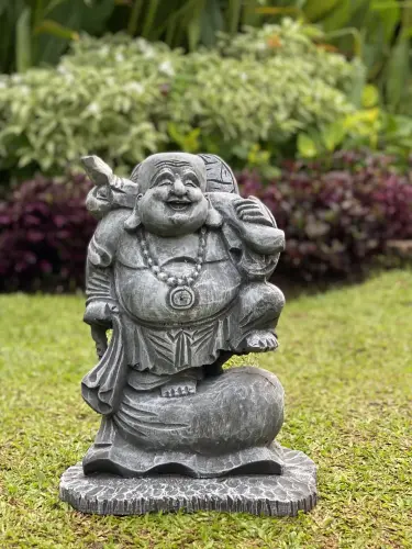 Artikelbild des Artikels “Wang - Chinesischer Buddha, stehend,  40cm H | Steinguss “